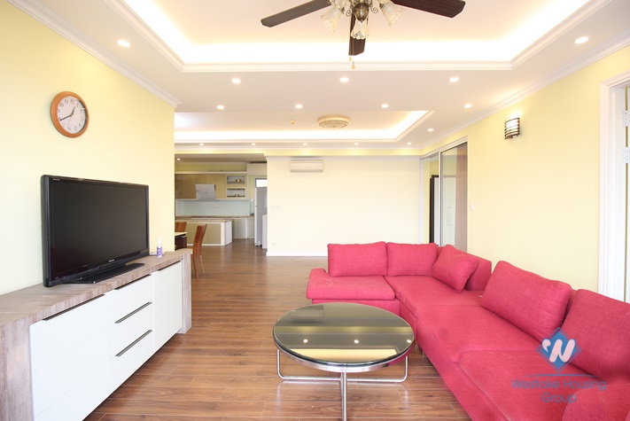 A bright and spacious 3 bedroom apartment for rent in Ciputra E Tower